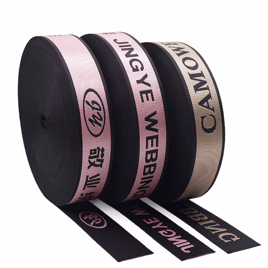 Customized Colorful Knitted Tape Band Home Textiles Polyester Bags Elastic Bandage Webbing