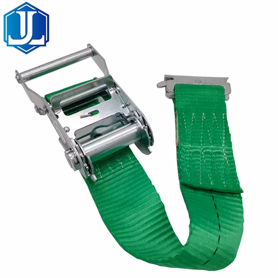 2"Logistic Ratchet Strap with E Fitting Tie Down with E Track