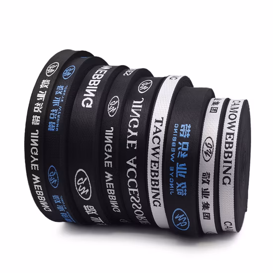 Customized Colorful Knitted Tape Band Home Textiles Polyester Bags Elastic Bandage Webbing