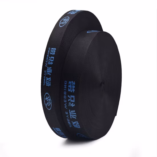 Kundenspezifisches buntes gestricktes Band-Band-Heimtextilien-Polyester-Taschen-elastisches Verband-Gurtband