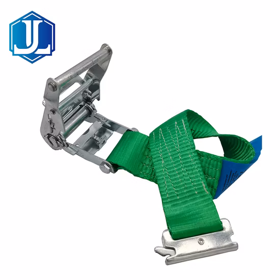 2-Zoll-Logistik-Ratschengurt mit E-Fitting-Zurrgurt mit E-Schiene