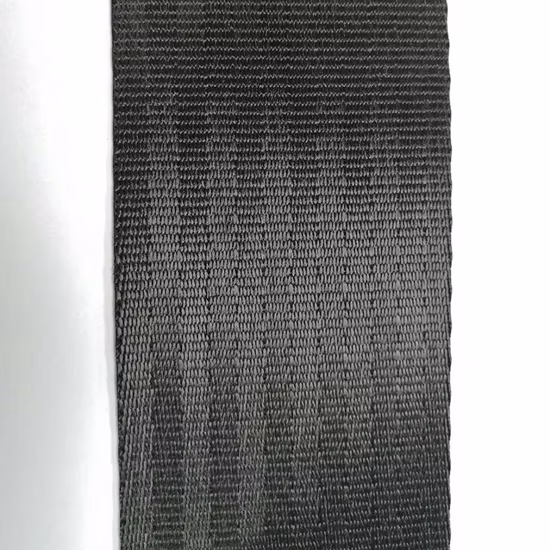 Maßgeschneiderte 2-Zoll-Gurtbänder für automatische Sicherheitsgurte aus Nylon/Polyester, strapazierfähiges Gurtband für Autosicherheitsgurte aus China