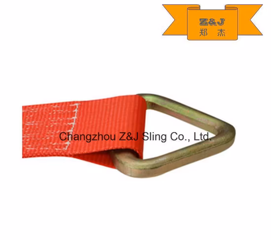 Windengurt mit Delta-Ring und Kantenschutz 4 Zoll nach Maß